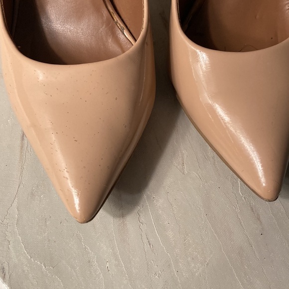 Blush pointed toe ankle strap heels - Picture 5 of 8